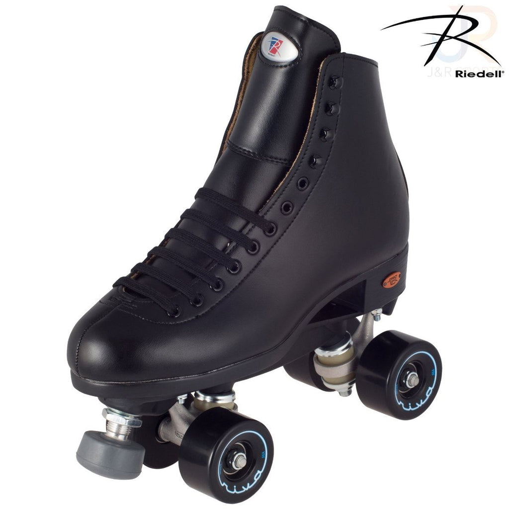 Riedell 111 Angel Black Wider "D" Quad Skates