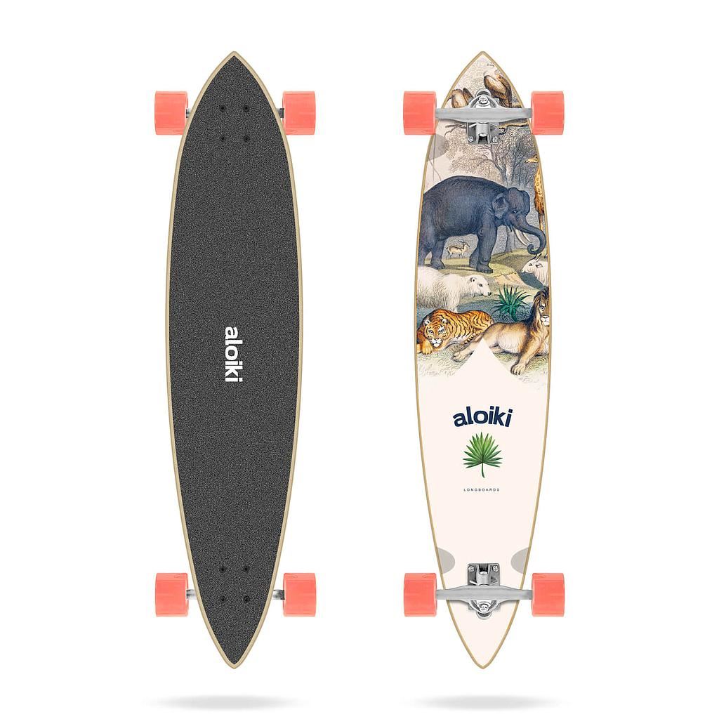 Aloiki Savannah 40"x9.6" Pintail Aloiki Complete Longboard - 40.0" - Skatewarehouse.co.uk