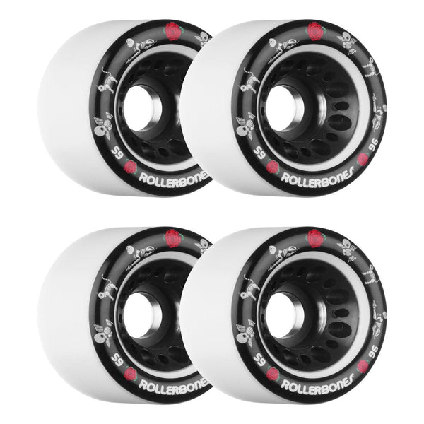 Rollerbones - Dotd Pet Series White (4) - / 96a Skateboard Wheels - 59mm