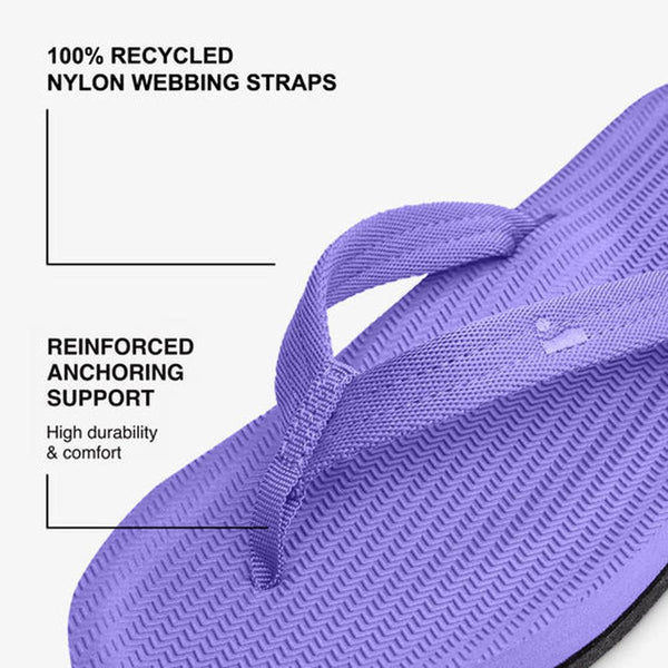 Indosole - Womens Flip Flops - Easy Living - Purple Haze Shoes