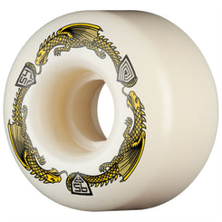 Powell-Peralta Dragon Formula • x 34mm • 95A • V4 • Yellow Skateboard Wheels - 54mm