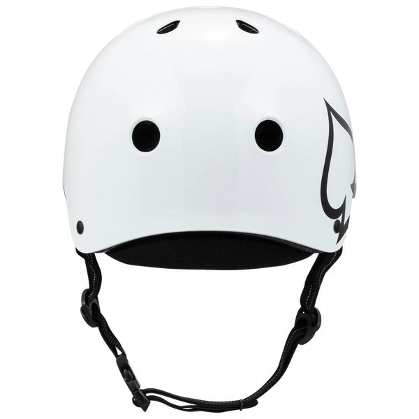 Pro-Tec Helmet Low Pro - Gloss white - Skatewarehouse.co.uk