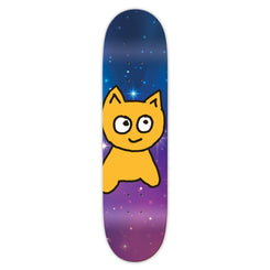 Meow Big Cat Galaxy Skateboard Deck - 7.25"