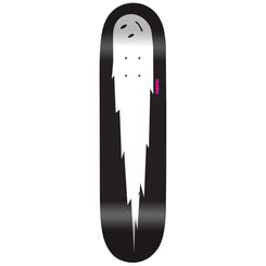 Meow Halley's Comet Skateboard Deck Black/ White 8.25" - Skatewarehouse.co.uk