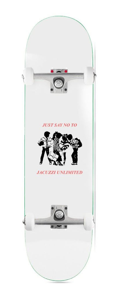 Jacuzzi Unlimited Dare EX7 White x Venom Custom Complete Skateboard - 8.25"