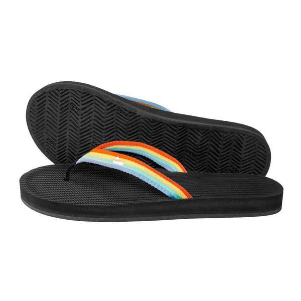 Indosole - Womens Flip Flops - Easy Living - Rainbow Shoes