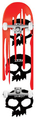 Zero Skateboard Skull Blood White Black Red x Venom Custom Complete Skateboard - 8.5" - Skatewarehouse.co.uk
