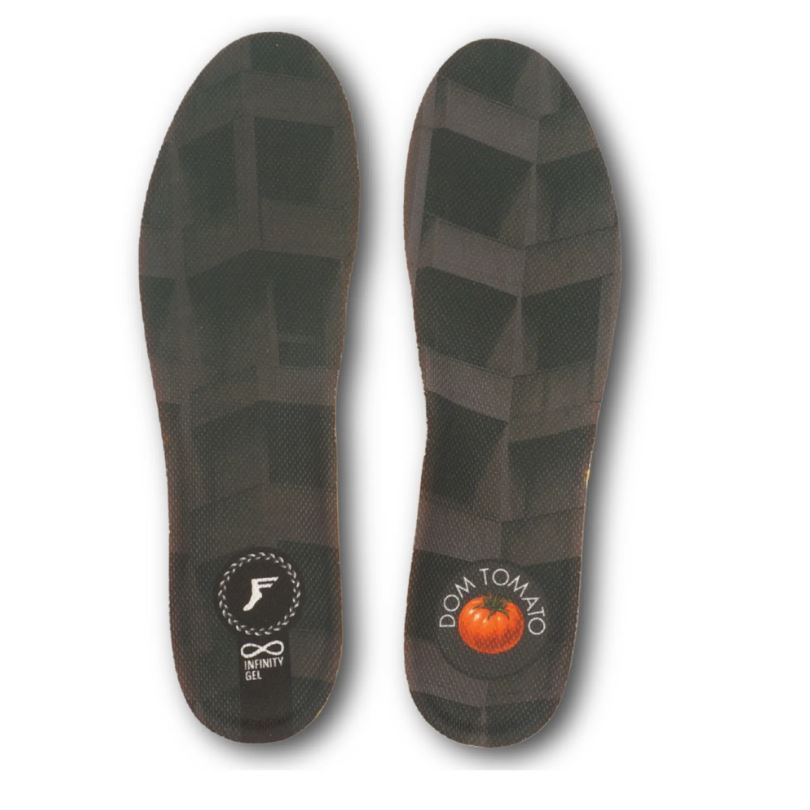 Footprint Kingfoam Elite Quantum Heel Infinity Foam Insoles High Dom Tomato