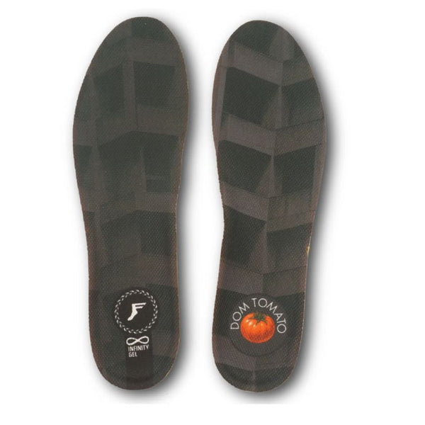 Footprint Kingfoam Elite Quantum Heel Infinity Foam Insoles High Dom Tomato