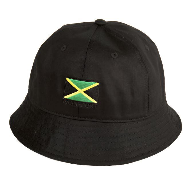 Pass~Port Jamaica Twill Bucket Hat (Black) - L