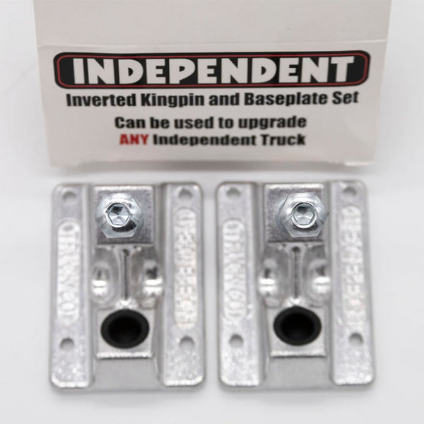 Independent IKP Baseplates Inverted Kingpin Baseplate Skateboard Truck Set - Skatewarehouse.co.uk