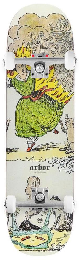 Arbor Pro Amelia 8.5 Fable x Venom Custom Complete Skateboard - 8.5"