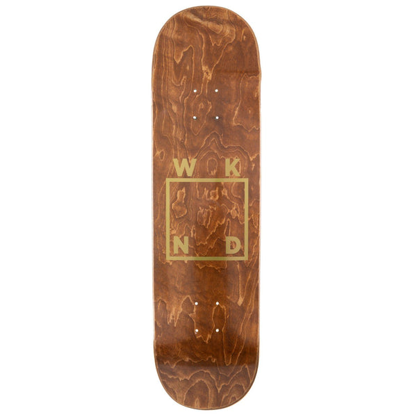 WKND Gold Logo Skateboard Deck - 8.0