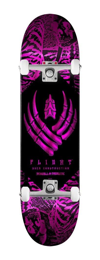 Powell Peralta FLIGHT Skeleton • • Pink Foil x Venom Custom Complete Skateboard - 8
