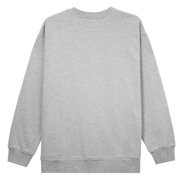 Tired Golf Crew Neck Fleece Grey - Grey HEATHER