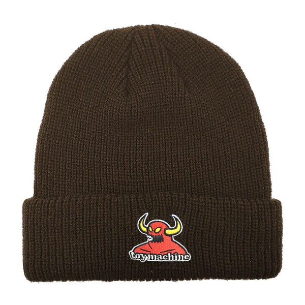 Toy Machine Monster Beanie Brown