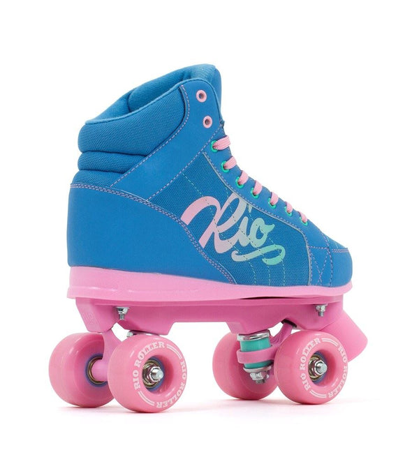 Rio Roller Lumina Quad Skates - Blue / Pink - Skatewarehouse.co.uk