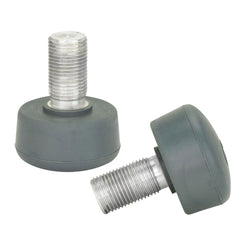 Powerdyne Adjustable Toe Stops - Grey (Unit) - 1.25" Bolt