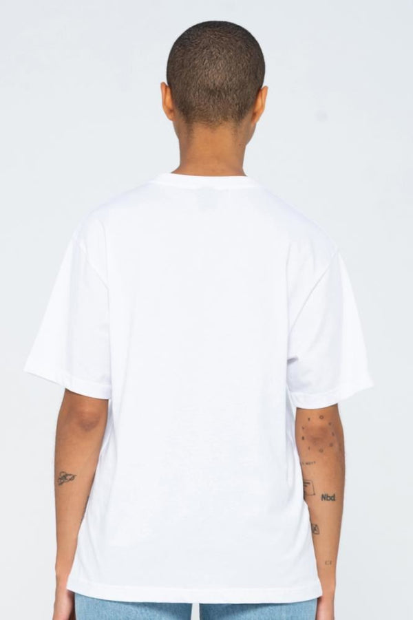 Santa Cruz T-Shirt Classic Label T-Shirt - White - Skatewarehouse.co.uk