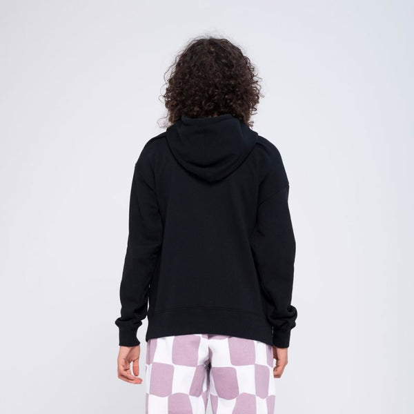 Santa Cruz Womens Hood Winged Moon Strip Hood - Black - Skatewarehouse.co.uk