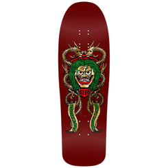 Powell Peralta Steve Caballero Mask Reissue Burgundy/Gold Foil x Skateboard Deck - 9.75"