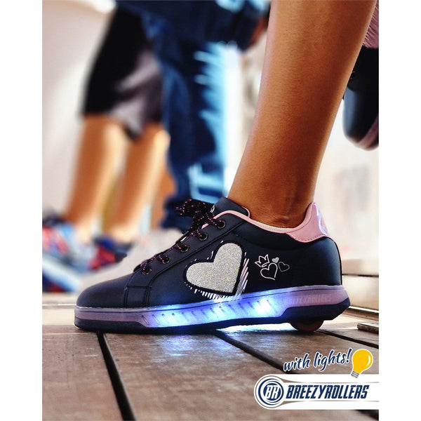 Breezy Rollers Light Heart - Purple - Skatewarehouse.co.uk