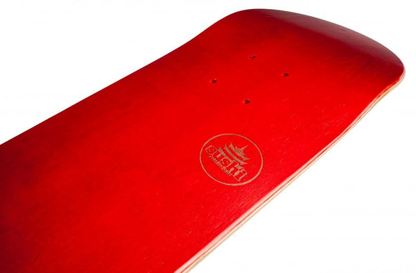 Sushi s Pagoda Stamp Red Custom Complete Skateboard - 7.875