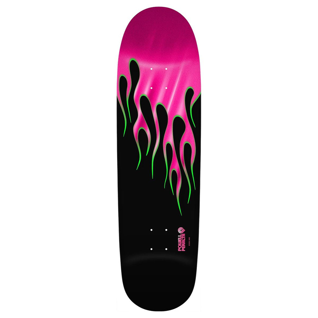 Powell-Peralta Nitro Hot Rod Flames '23' • • Pink Foil Skateboard Deck - 9.374"
