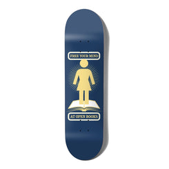 Girl Open Book Niels Bennett Skateboard Deck - 8.0" - Skatewarehouse.co.uk