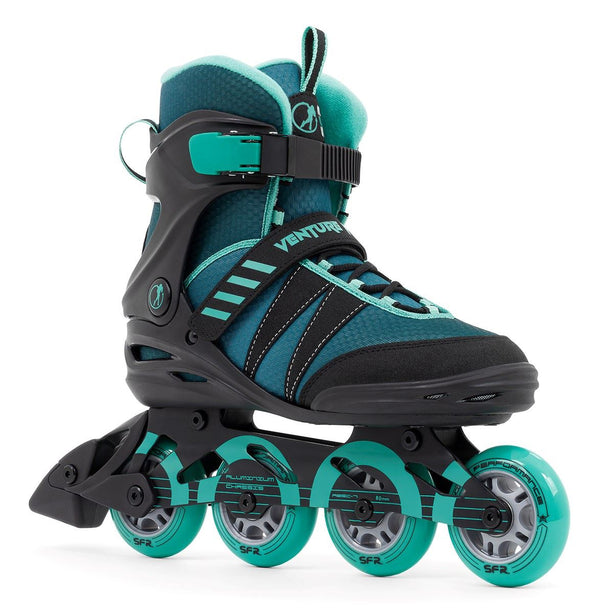 SFR Venture Pro Adult Inline Skates - Teal - Skatewarehouse.co.uk