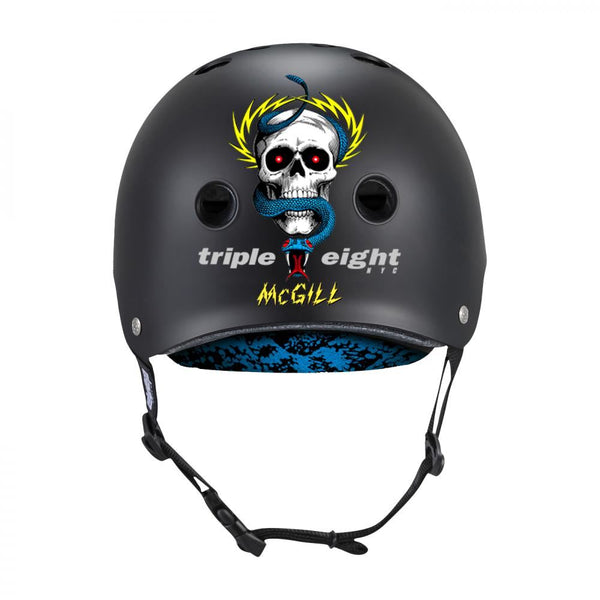 Triple Eight Helmet Deep Cover Mike Mcgill - Black - Skatewarehouse.co.uk