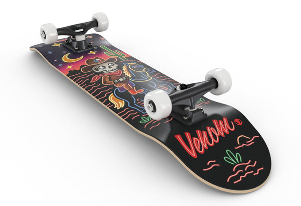 Venom My First Skateboard Complete - Neon Cowboy - 7.75