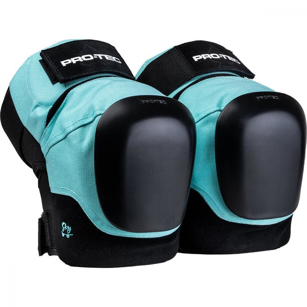 Pro-Tec Pads Sky Brown Pro Pad Knee Pad - Teal / Black - Skatewarehouse.co.uk