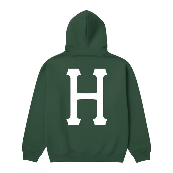 Huf Classic H P / O Hoodie (Forest Green) - L