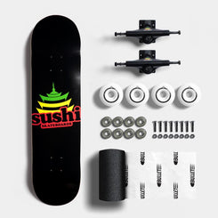 Sushi Set Pagoda Logo Complete Skateboard - 8.125"