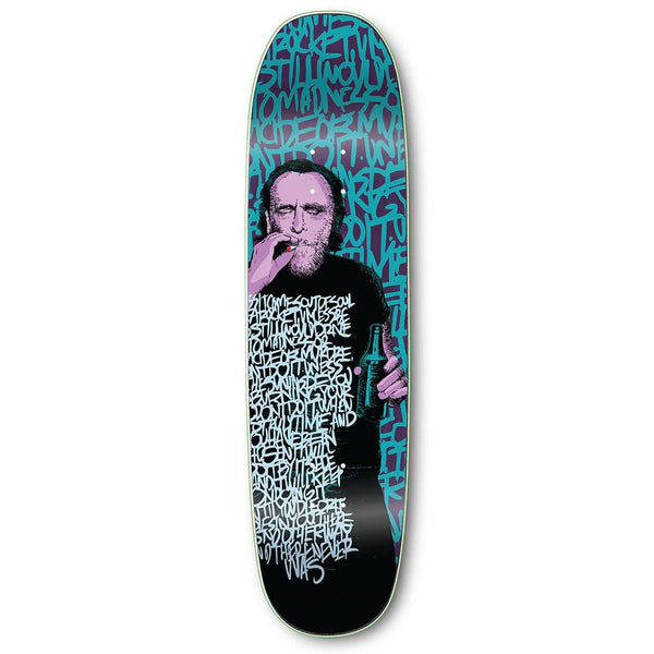 StrangeLove Charles Bukowski - Madness 8.625 x 32.125 (WB: 14.25) - Andy Jenkins Skateboard Deck - 8.625