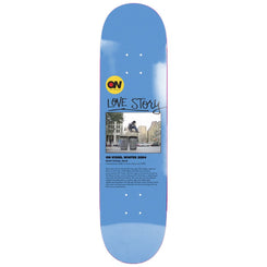 On Video Love Story EX7 Blue Skateboard Deck - 8.5"
