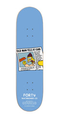 Forty Curb Skateboard Deck - 8.75"