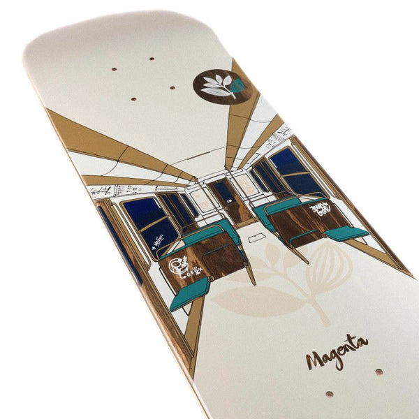 Magenta Glen Fox & Ben Gore Metro Series Skateboard Deck - 8.125