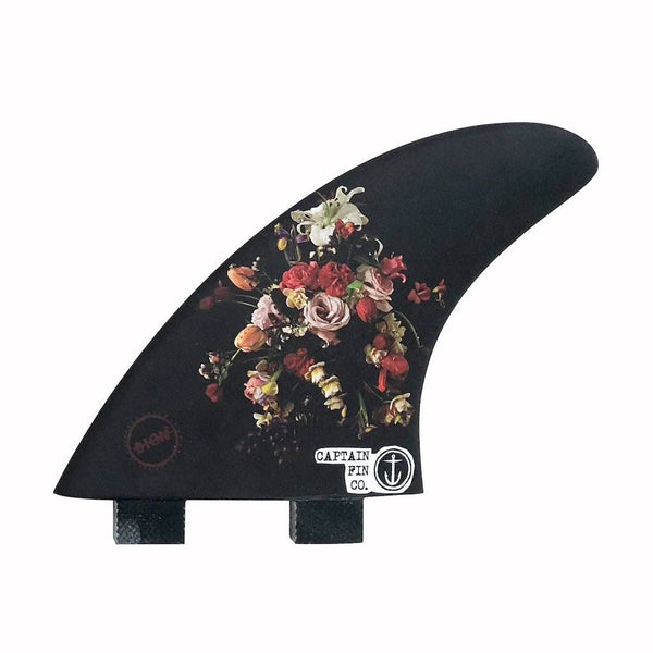 Captain Fin Co - Dion Agius Flowers Tri - Medium - Black (FCS) - M