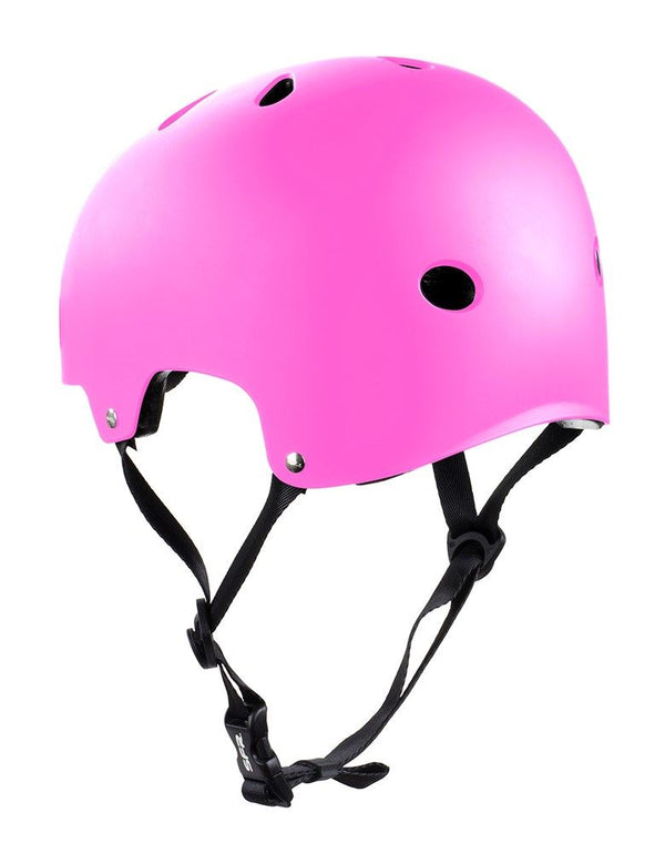 SFR Essentials Skateboard Bike Helmet - Matt Pink - Skatewarehouse.co.uk