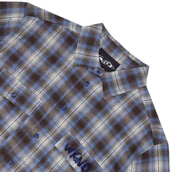 WKND Wilson Shirt Black Flannel - Skatewarehouse.co.uk