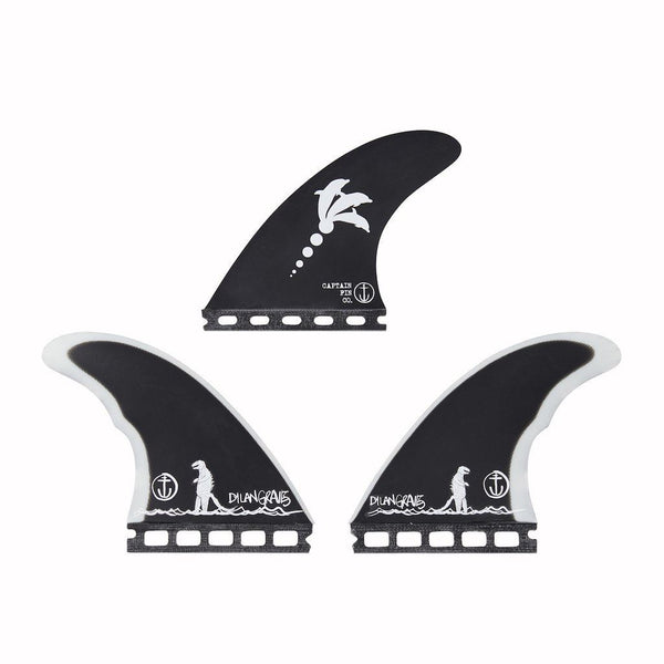 Captain Fin Co - Dylan Gravezilla Tri - Medium - Black (Futures) - M