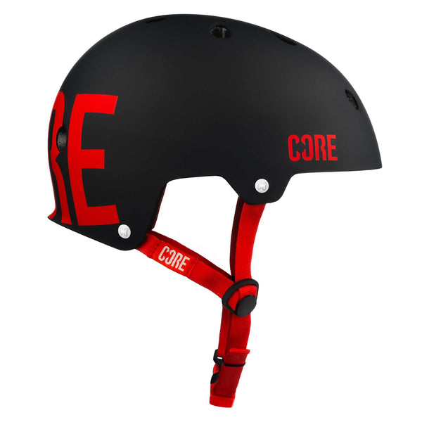 CORE Street Helmet - Black / Red