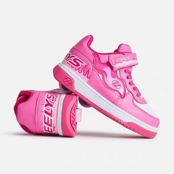 Heelys X2 Rezerve Low X2 - Pink / H.Pink / White - Skatewarehouse.co.uk