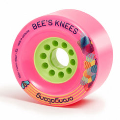 Orangatang "Bee's Knees" inc Jehu V2 Bearings - Pink 83a (Set 4) Skateboard Wheels