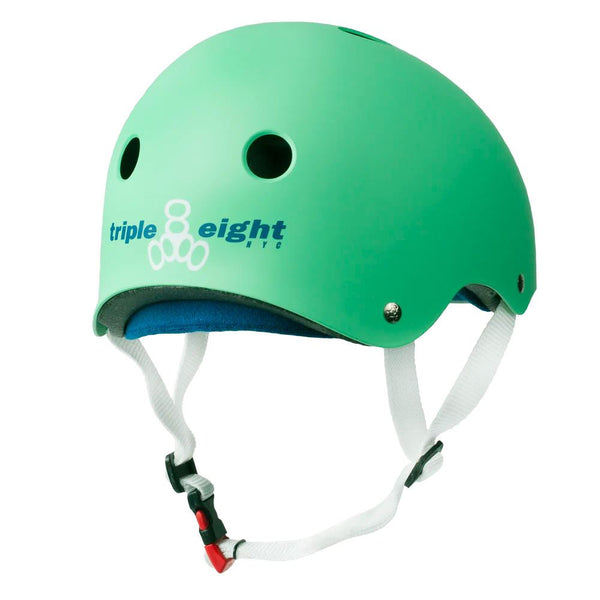Triple Eight Sweatsaver Certified Helmet - Rubber Mint - Skatewarehouse.co.uk