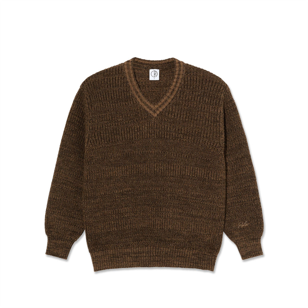 Polar Skate Co Eve Sweater (Brown Marl)