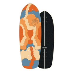 Carver GrlSwirl Silhouette Surfskate Cruiser Skateboard Deck - 9.75" x 29.5" - Skatewarehouse.co.uk