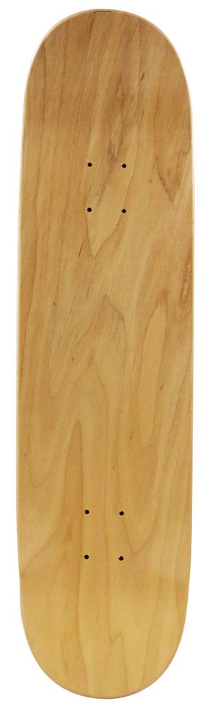 Fracture Fade White Skateboard Deck -  8.25